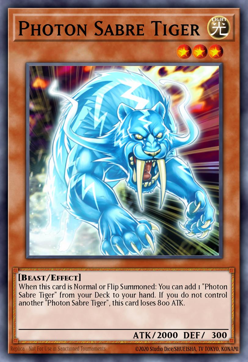 Tigre das Lâminas de Fóton — Egyptian God Deck: Obelisk the Tormentor EN013