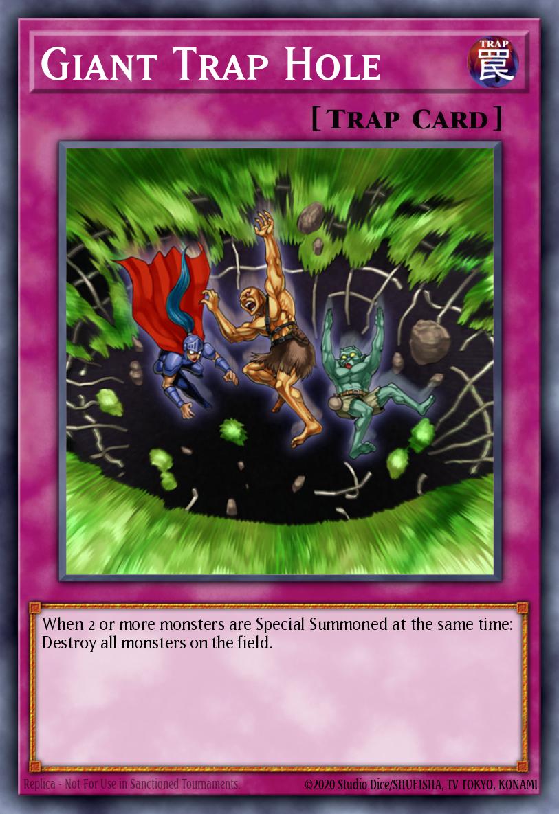 Buraco Armadilha Gigante — Duelist League 16 participation cards EN018