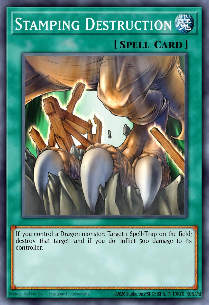 Destruição com os Pés — Dragunity Legion Structure Deck EN026