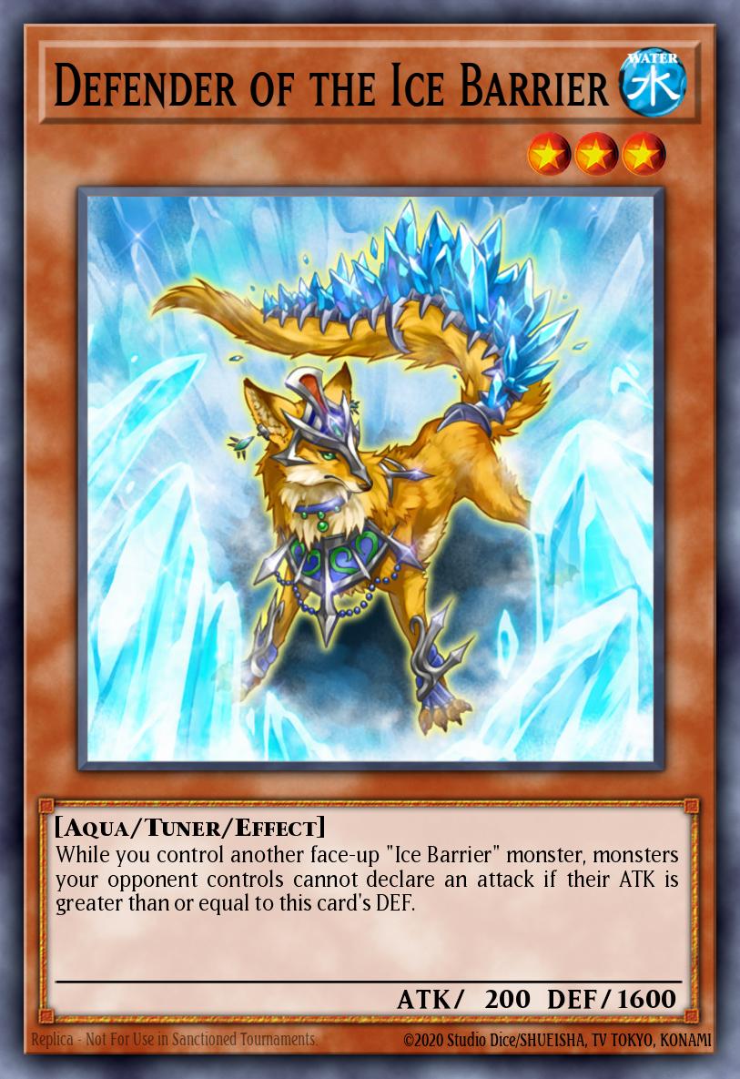 Defensor da Barreira de Gelo — Structure Deck: Freezing Chains EN009