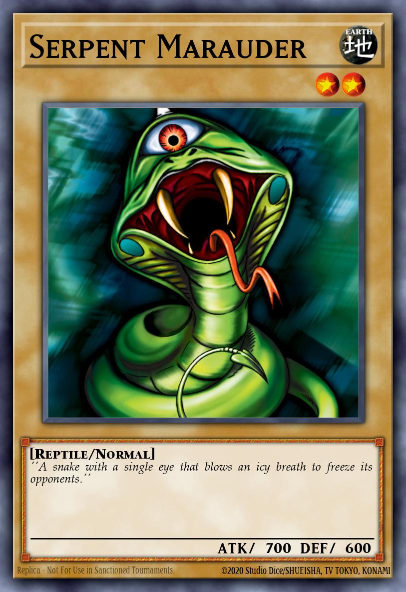 Serpente Saqueadora — Sem lançamento no TCG (OCG / Master Duel) 82742611