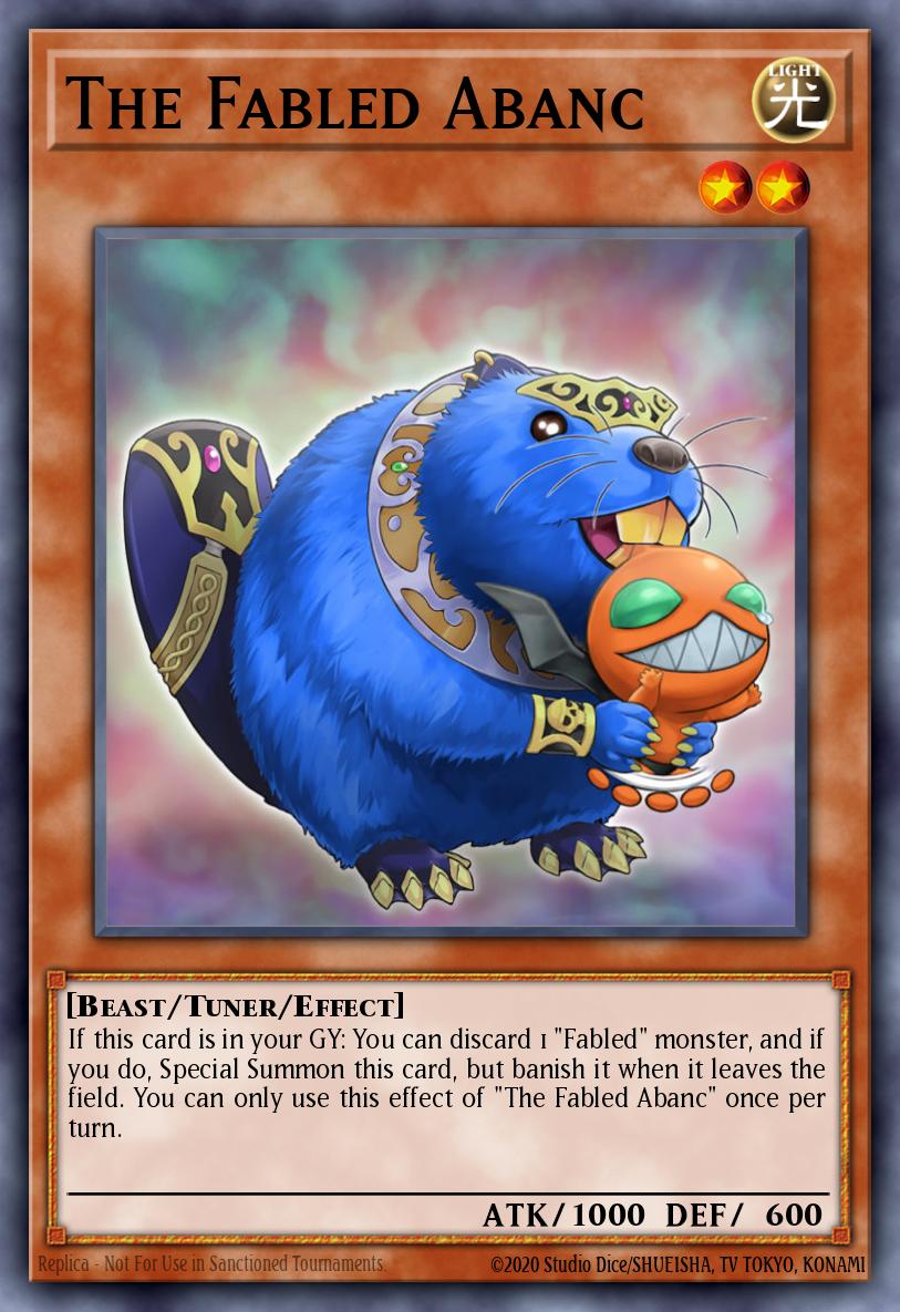 Abanc, o Mitológico — Blazing Vortex Premiere! promotional card EN019