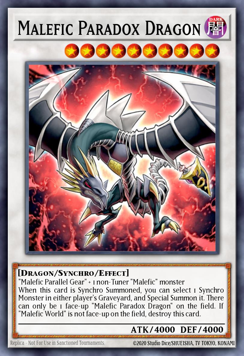 Dragão Paradoxo Perniciosa — Yu-Gi-Oh! 3D Bonds Beyond Time Movie Pack EN007