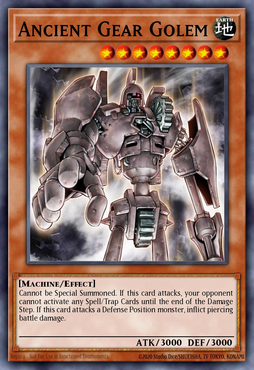 Golem do Mecanismo Antigo — Machine Reactor Structure Deck EN005