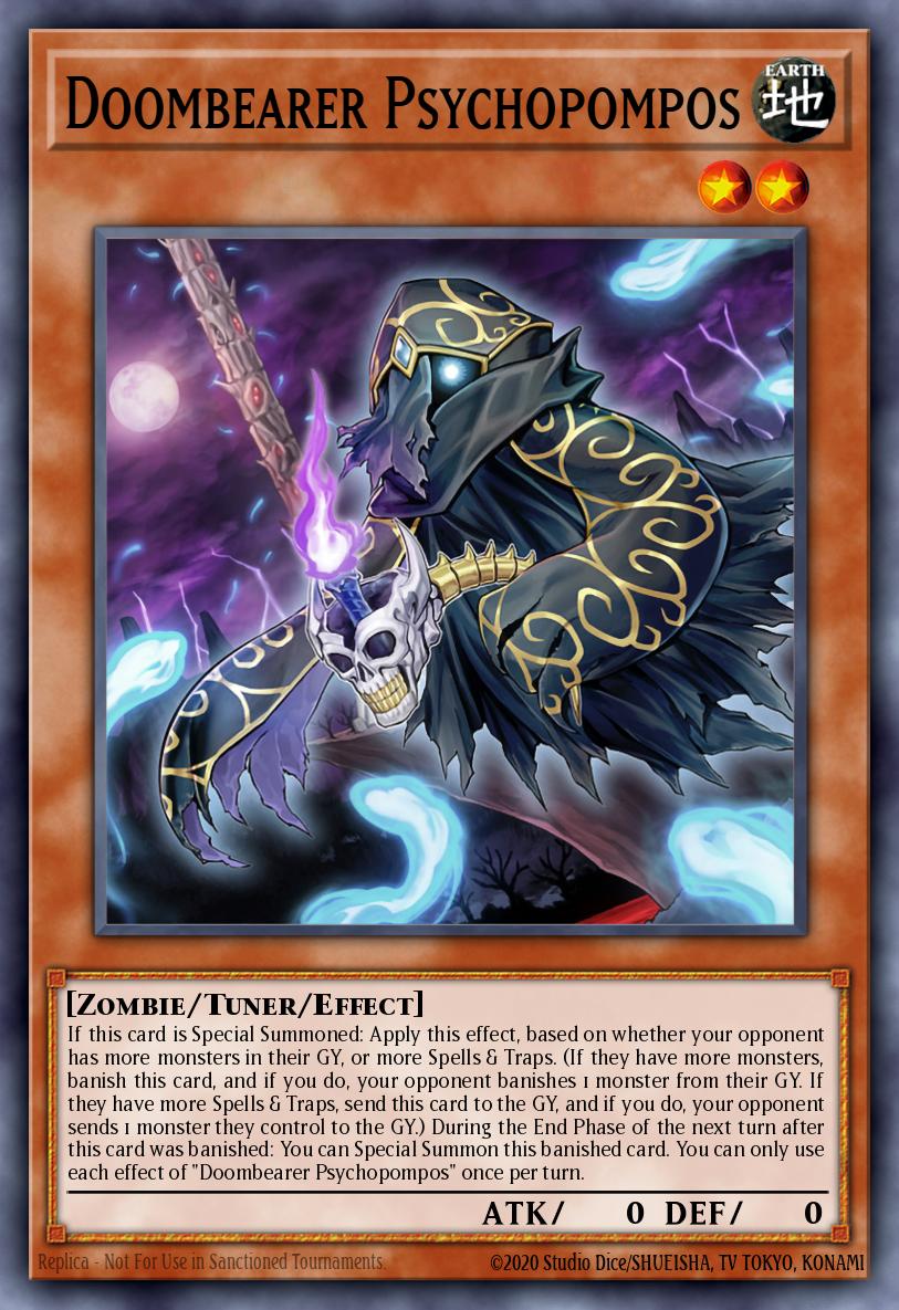 Psicopompo, o Portador da Perdição — Dawn of Majesty Premiere! promotional card EN028