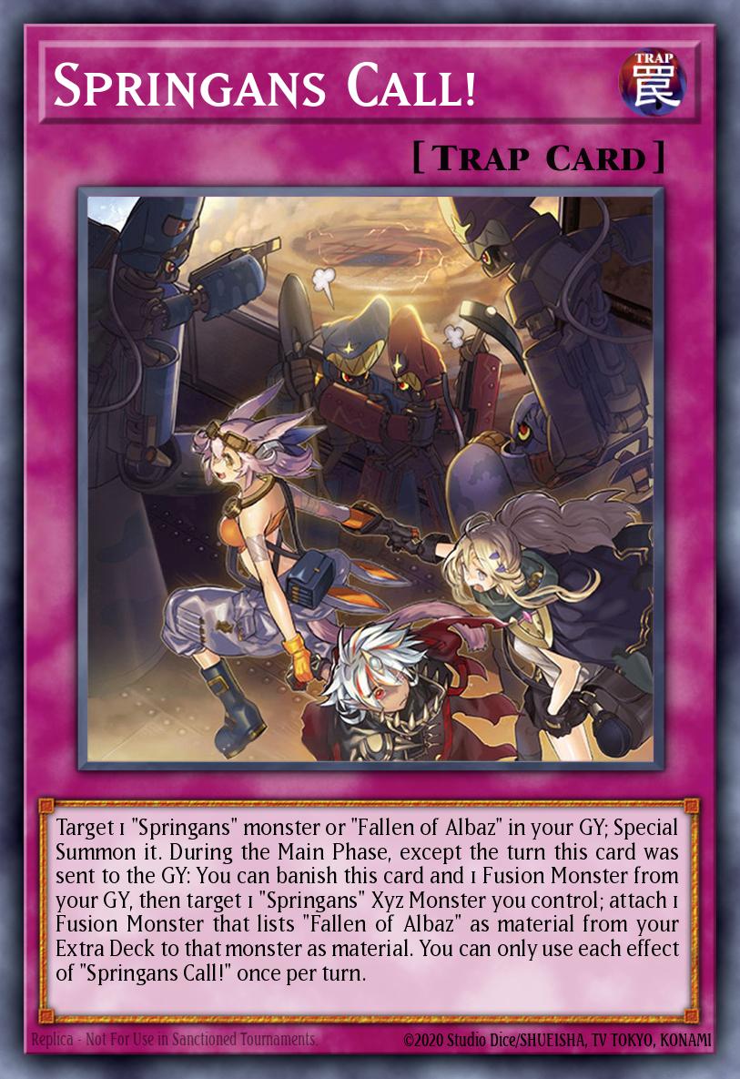 Chamado Springans! — Blazing Vortex Premiere! promotional card EN068