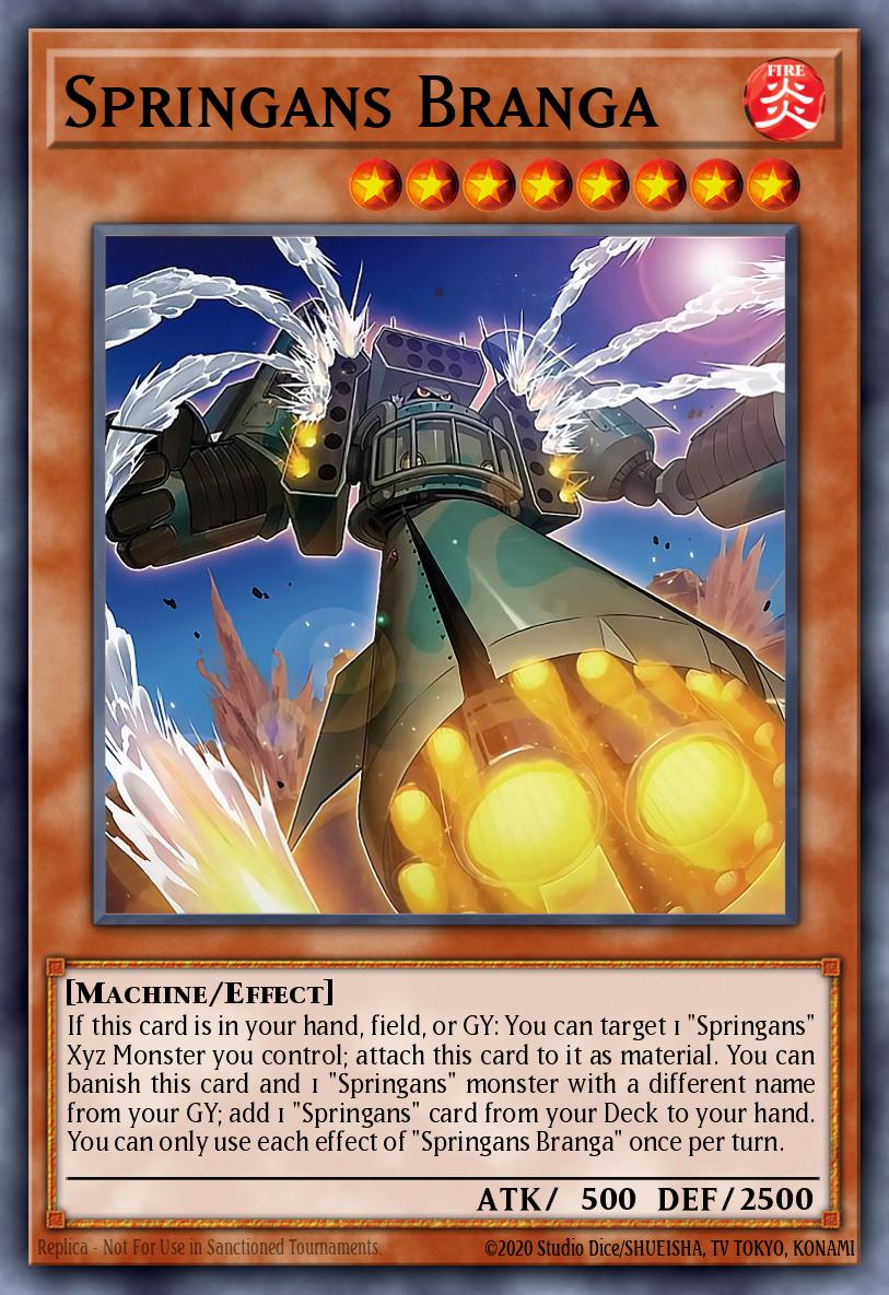 Springans Branga — Blazing Vortex Premiere! promotional card EN008