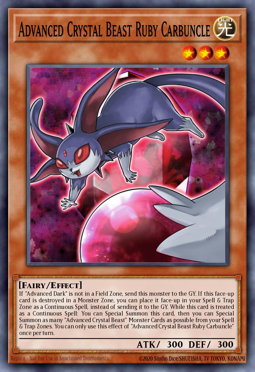 Advanced Crystal Beast Ruby Carbuncle — Battles of Legend: Crystal Revenge EN010