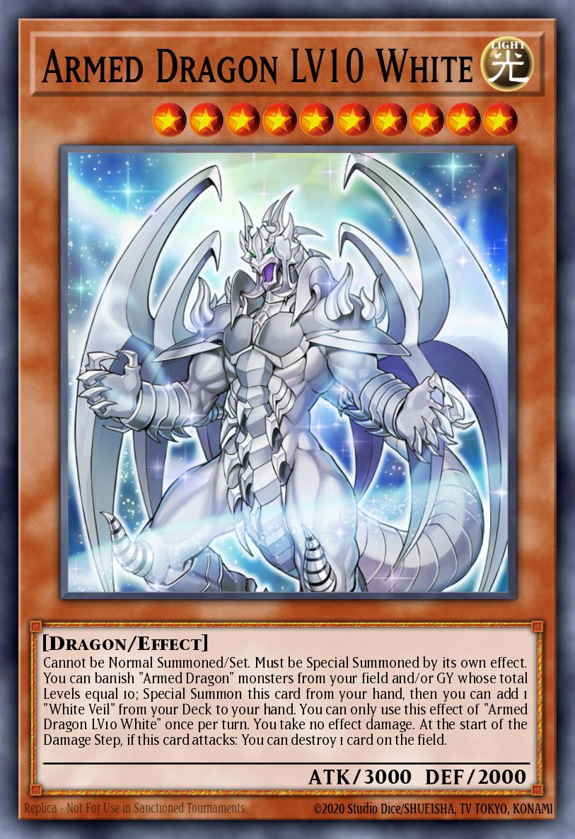 Dragão Armado LV10 Branco — 2022 Tin of the Pharaoh's Gods EN005