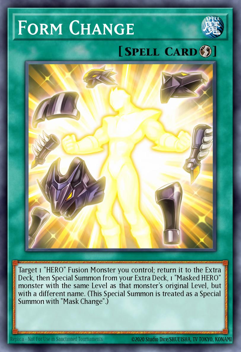 Mudar a Forma — HERO Strike Structure Deck EN020