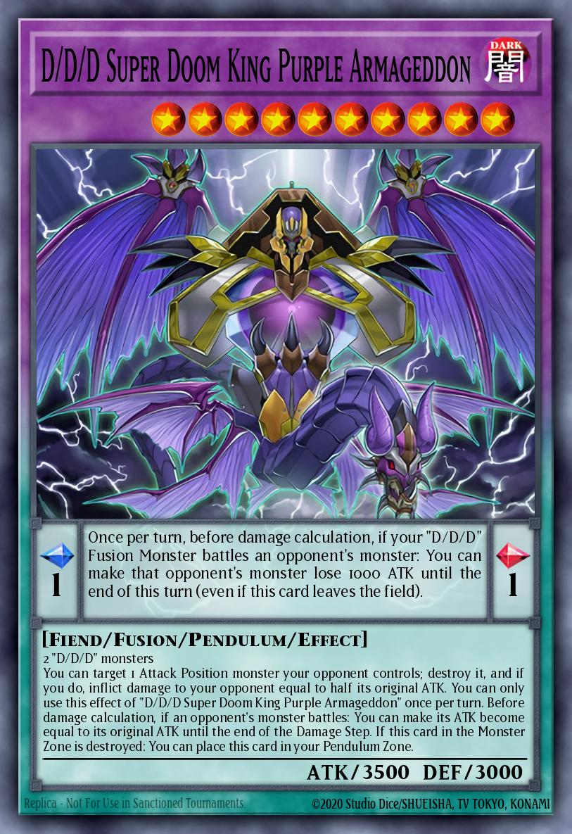 D/D/D Armagedom Púrpura, o Super Rei do Fim — OTS Tournament Pack 29 EN015