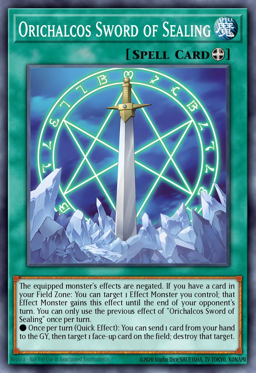 Orichalcos Sword of Sealing — Magnificent Monsters EN022