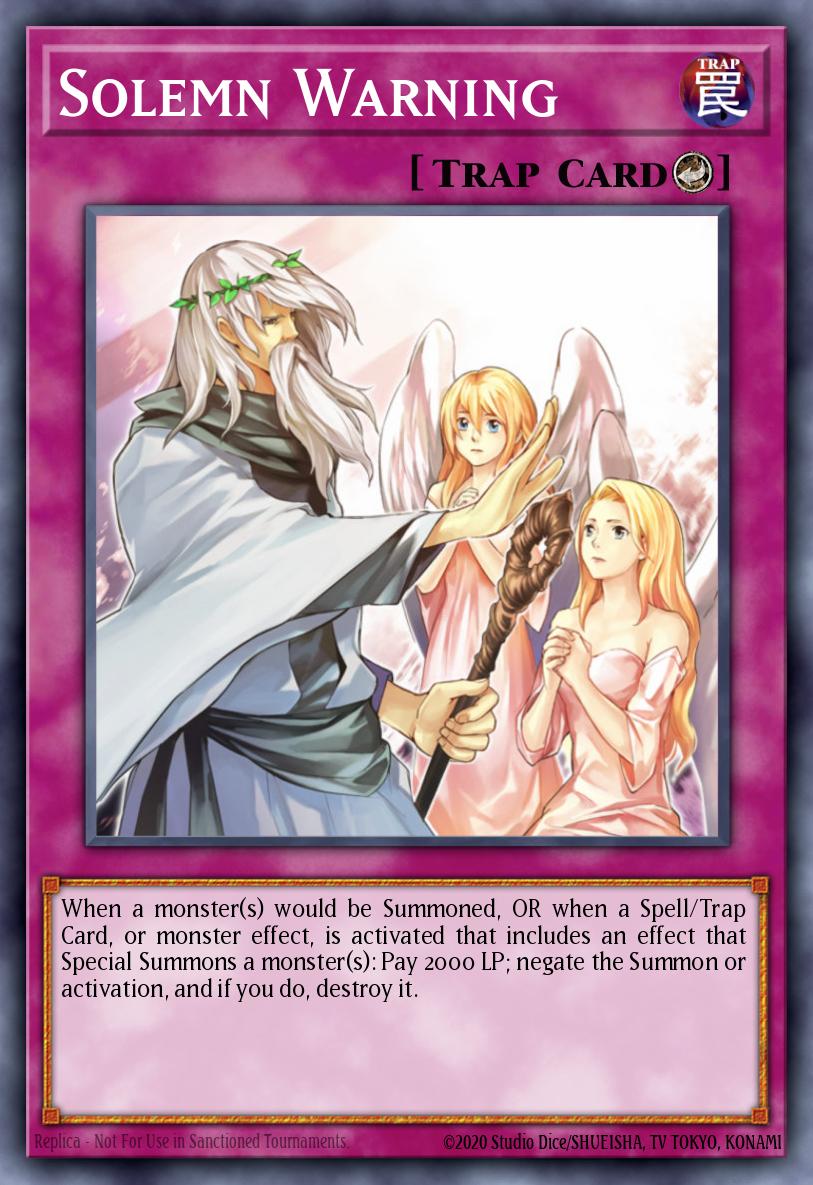 Aviso Solene — Synchron Extreme Structure Deck EN039
