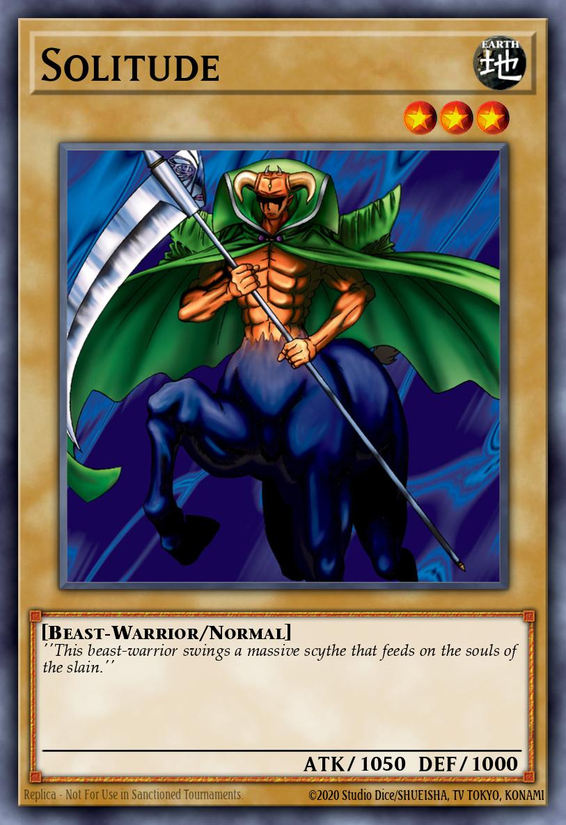 Solidão — Sem lançamento no TCG (OCG / Master Duel) 84794011