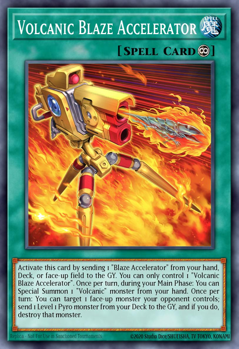 Volcanic Blaze Accelerator — Legendary Duelists: Soulburning Volcano EN021