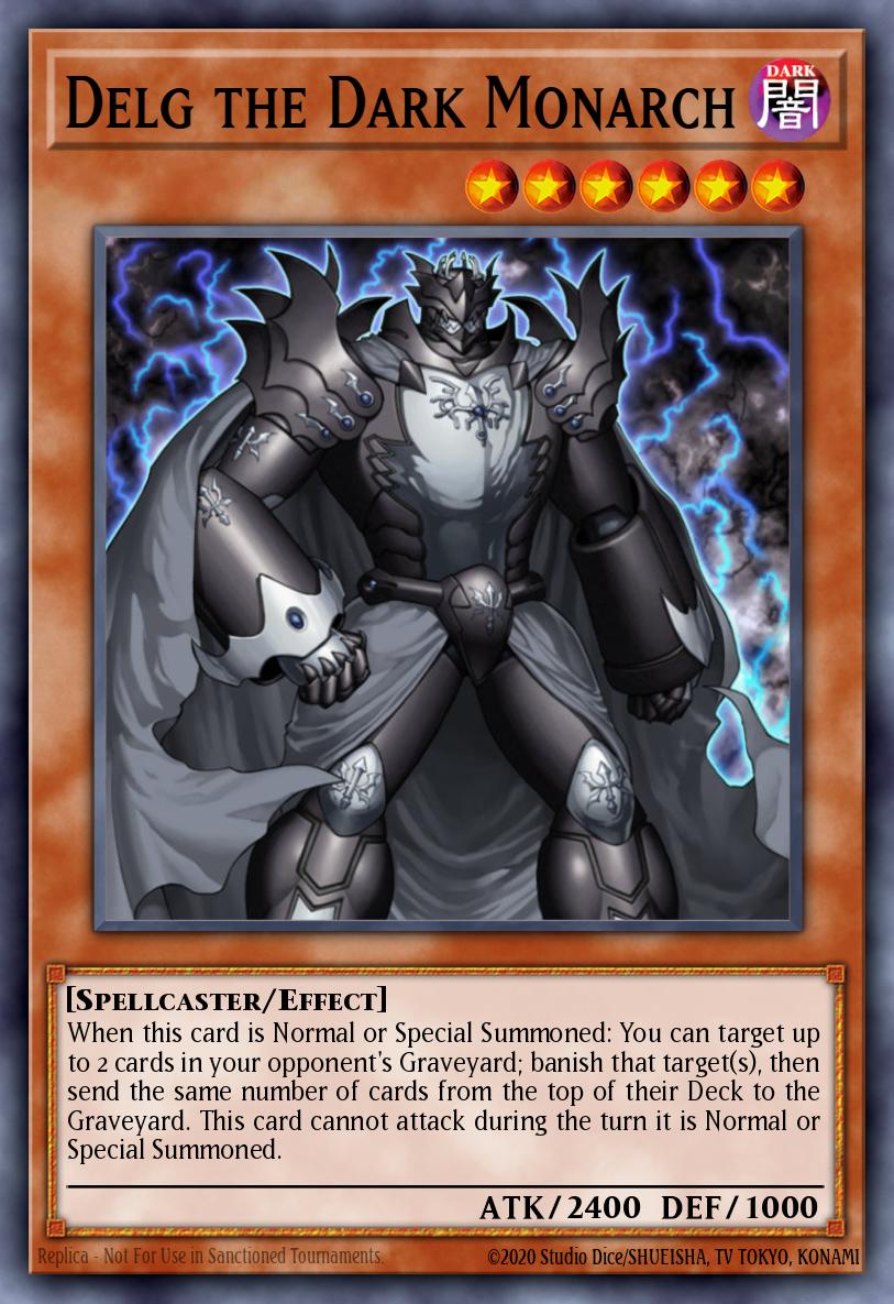 Delg, o Monarca Negro — Duelist League 17 participation cards EN009