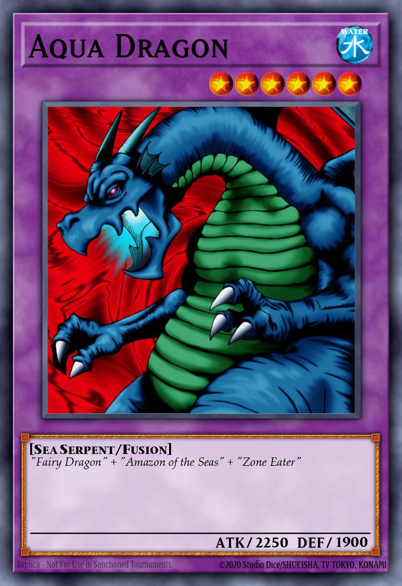 Aqua Dragon — McDonald's Promotional Cards 2 EN013