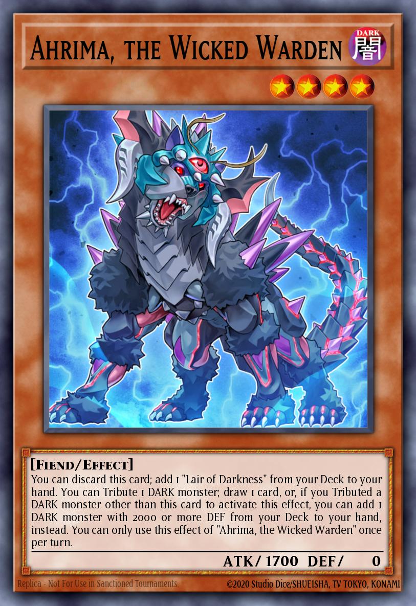 Ahrima, o Soberano Perverso — Structure Deck: Lair of Darkness EN002