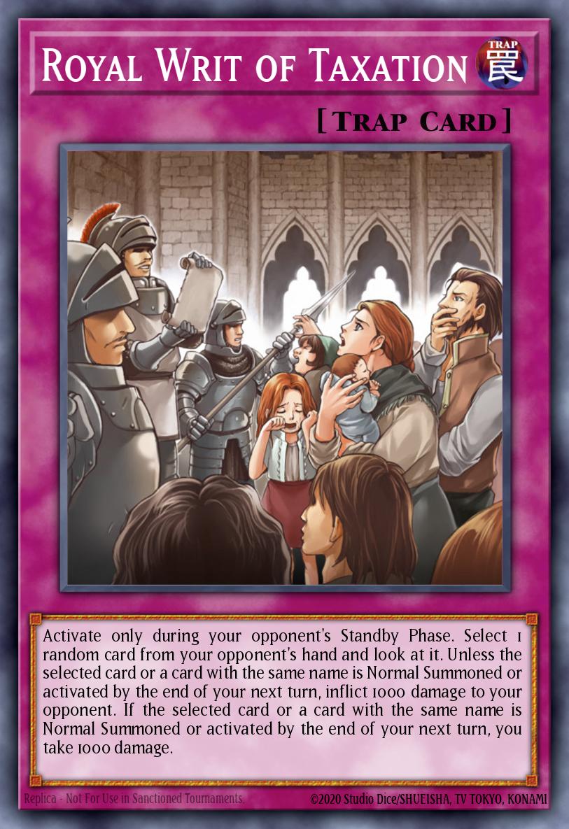 Royal Writ of Taxation — Power of the Duelist EN054