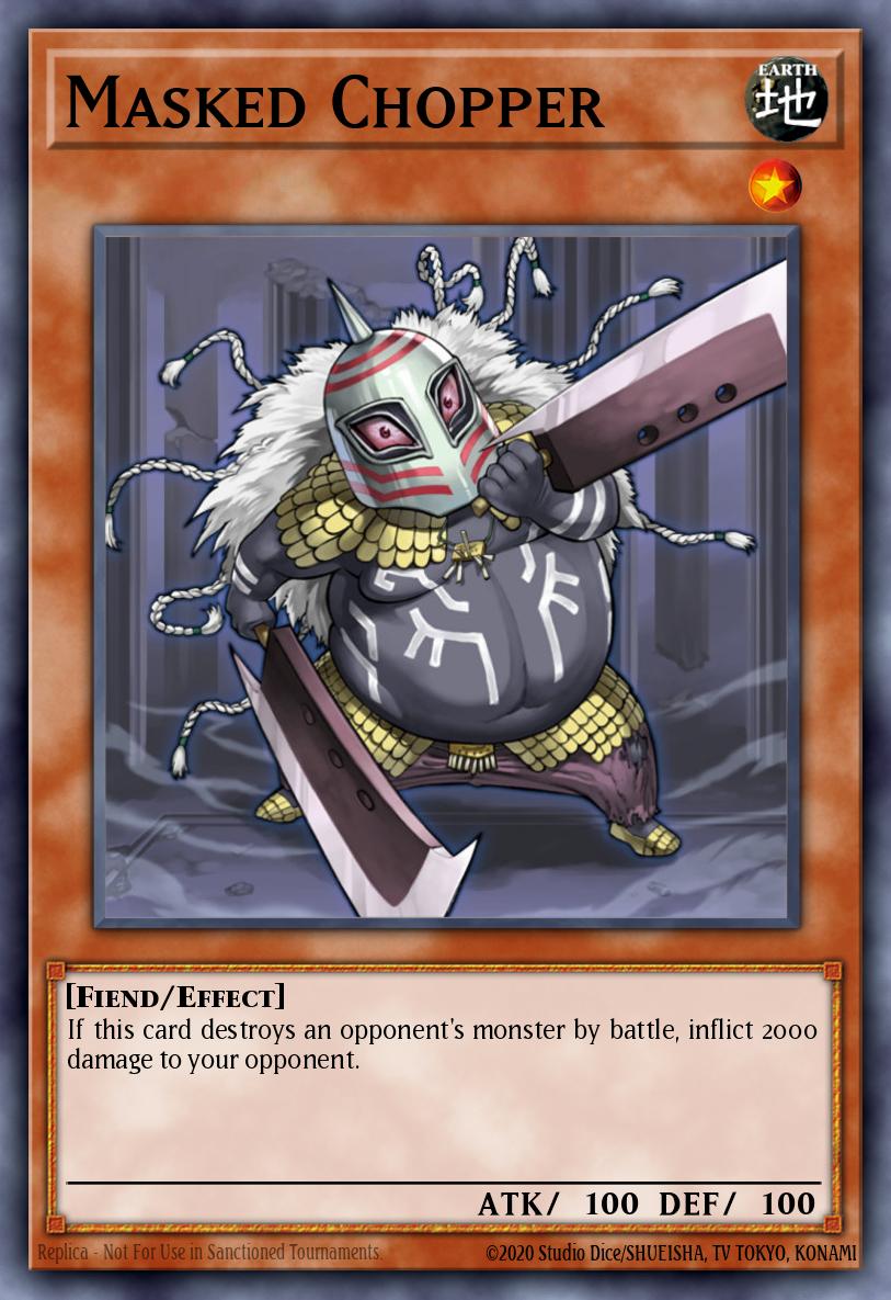 Masked Chopper — Yu-Gi-Oh! GX Spirit Caller promotional cards EN003