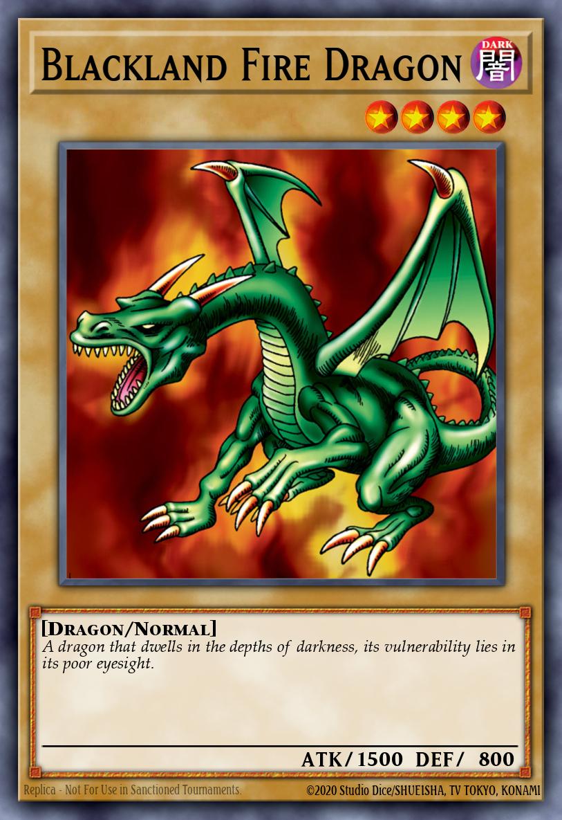 Dragão de Fogo da Terra Negra — Astral Pack Five EN014