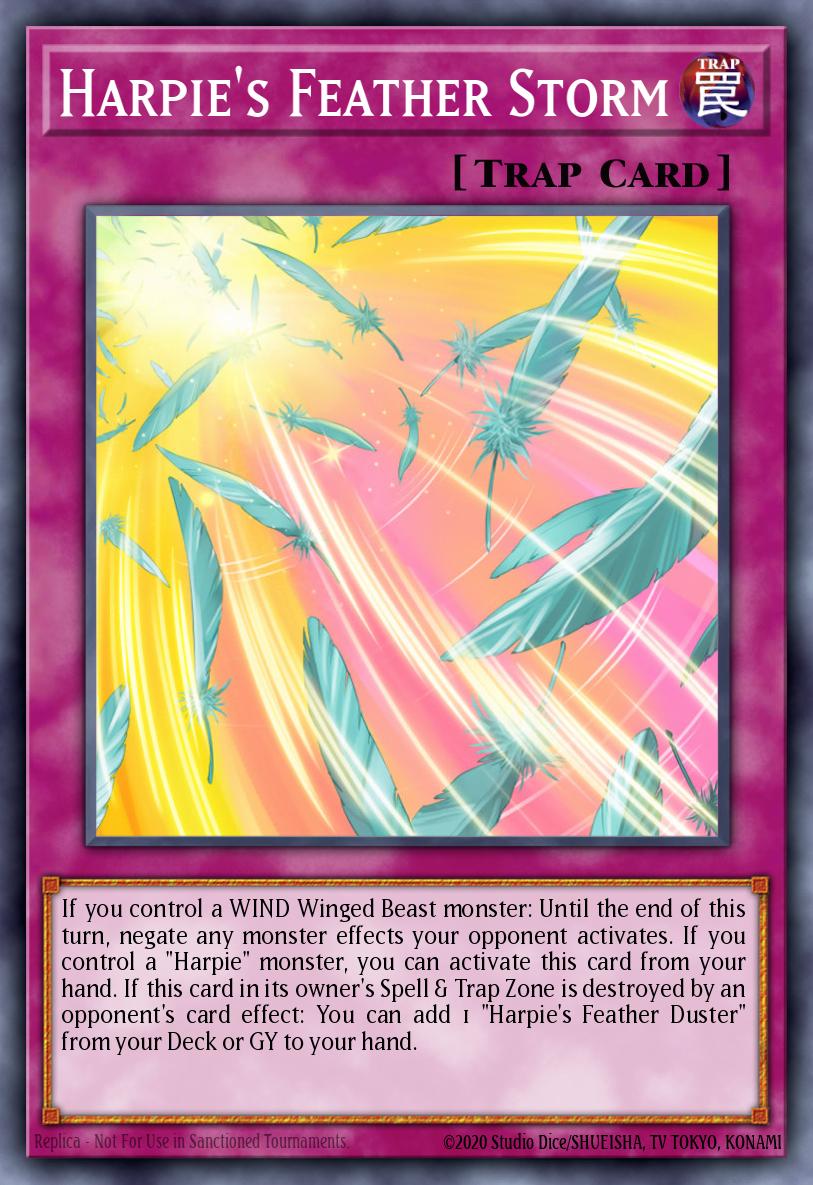 Tempestade de Penas da Harpia — Duelist Saga EN027