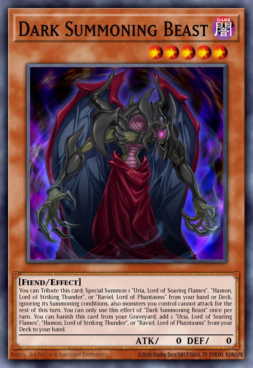 Besta da Invocação Negra — Structure Deck: Sacred Beasts EN005