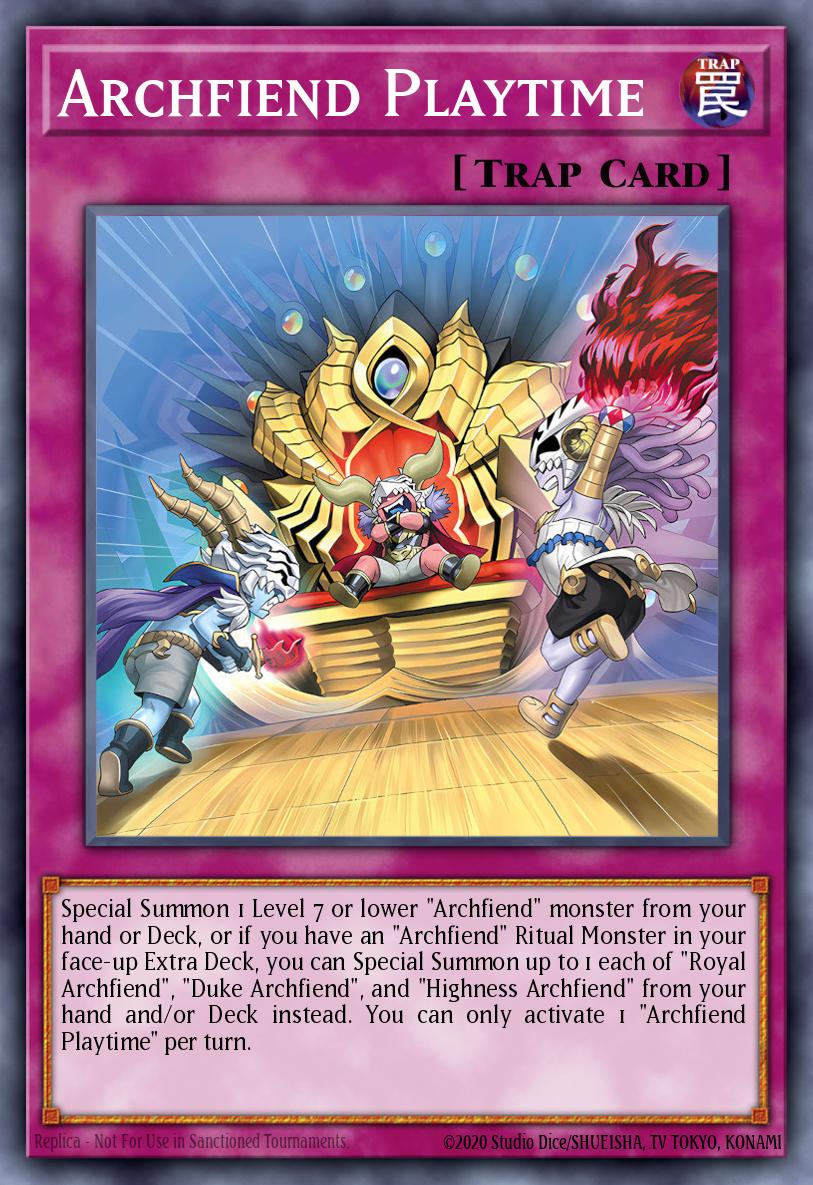 Archfiend Playtime — Burst Protocol EN073