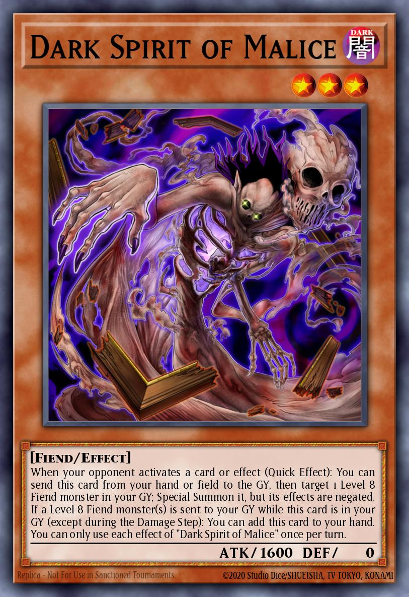Espírito Negro da Malícia — Legendary Duelists: Immortal Destiny EN003