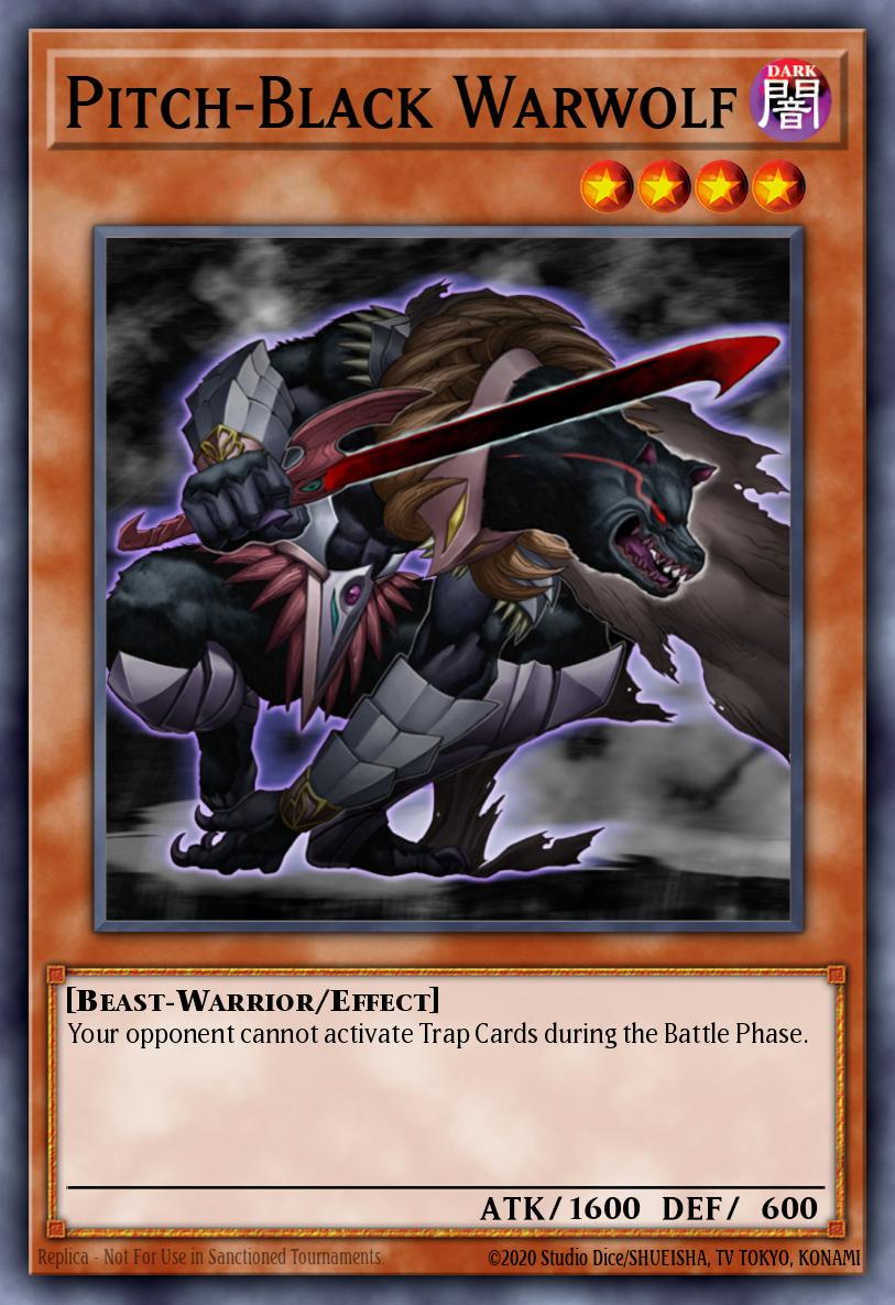 Lobo de Guerra Negro como Azeviche — Starter Deck: Yuya EN018
