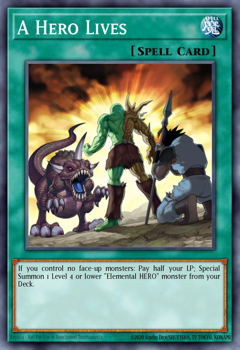 Um Herói Vive — HERO Strike Structure Deck EN026