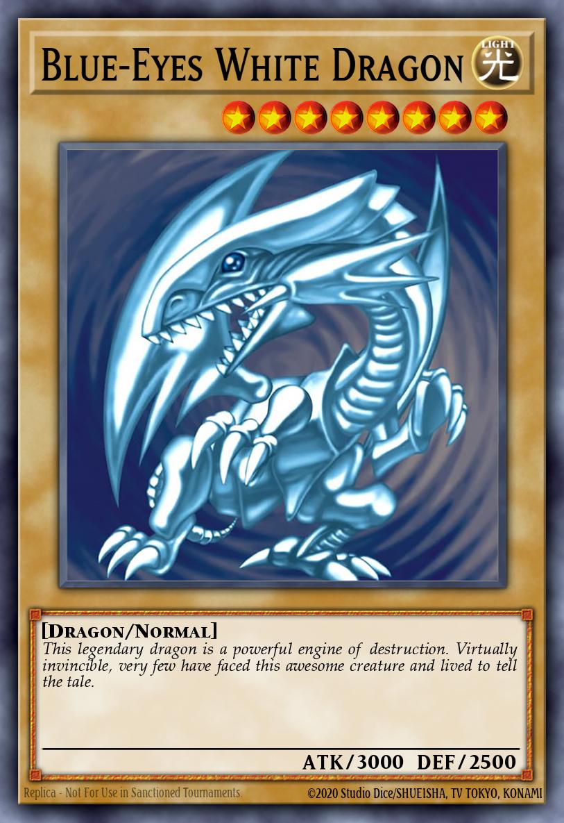 Legend Anthology no Master Duel: Blue-Eyes White Dragon, carta de duelista lendário (Divulgação/Konami)