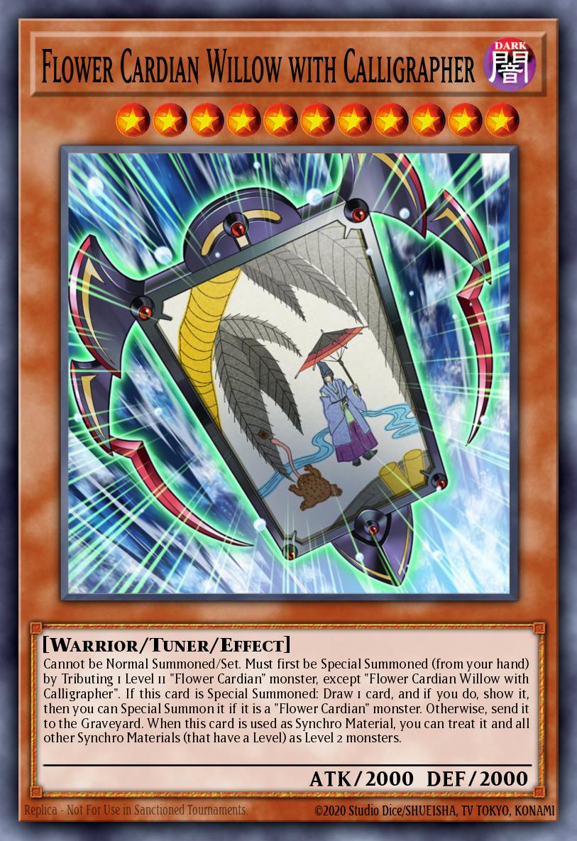 Flor Cardian Salgueiro com Calígrafo — Dragons of Legend: Unleashed EN037