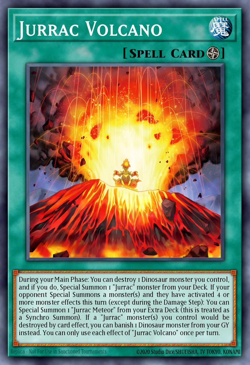 Jurrac Volcano — Battles of Legend: Monster Mayhem EN019