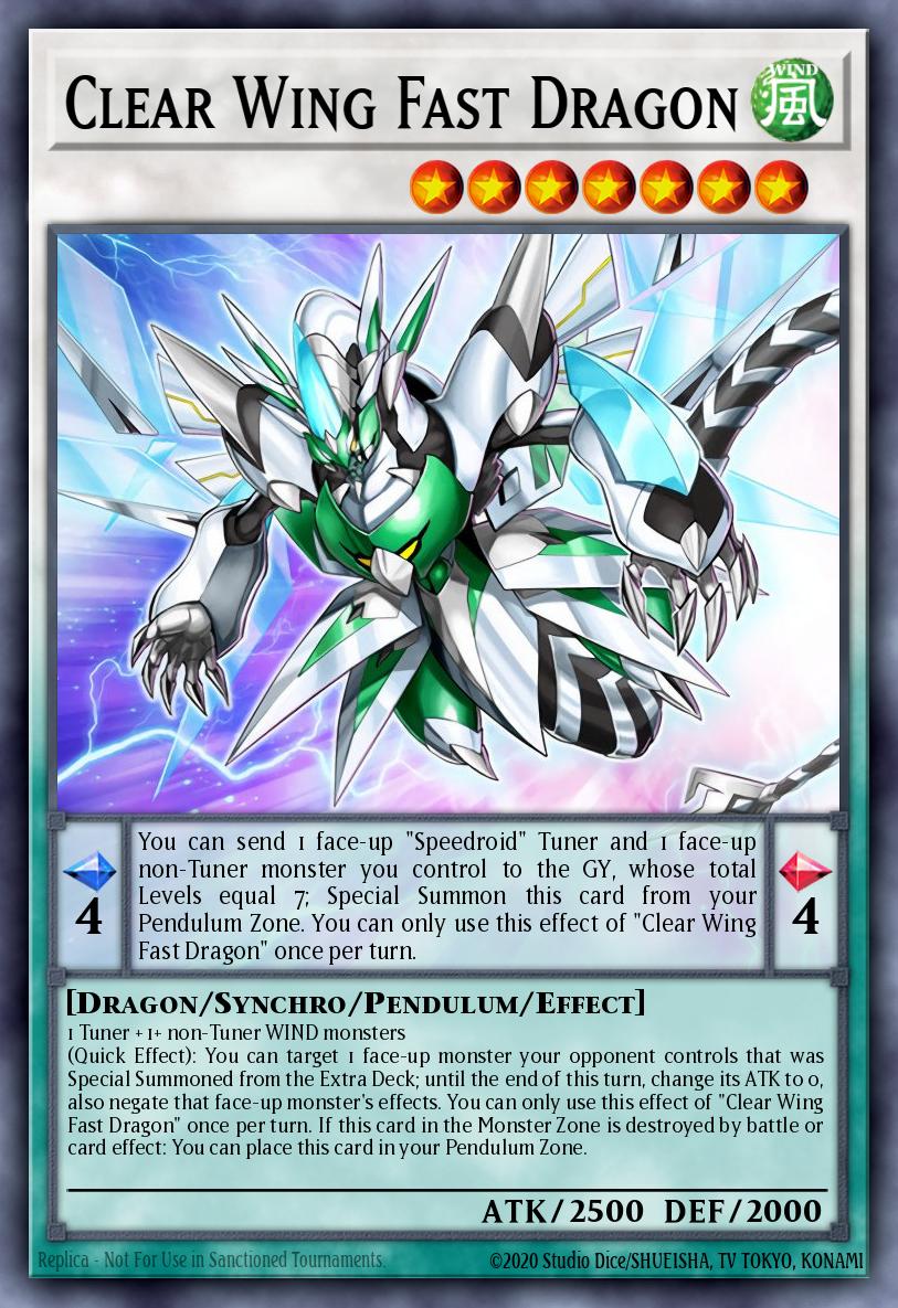 Dragão Veloz de Asas Transparentes — Duel Devastator EN011