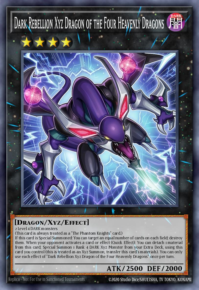 Dark Rebellion Xyz Dragon, Four Heavenly Dragons — Magnificent Maestros EN015