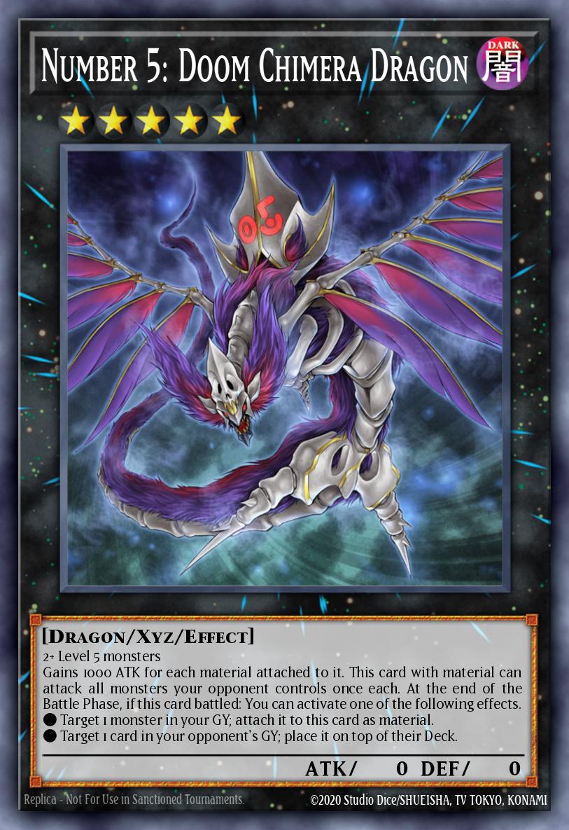 Número 5: Dragão Quimera da Perdição — Dark Neostorm Special Edition EN092