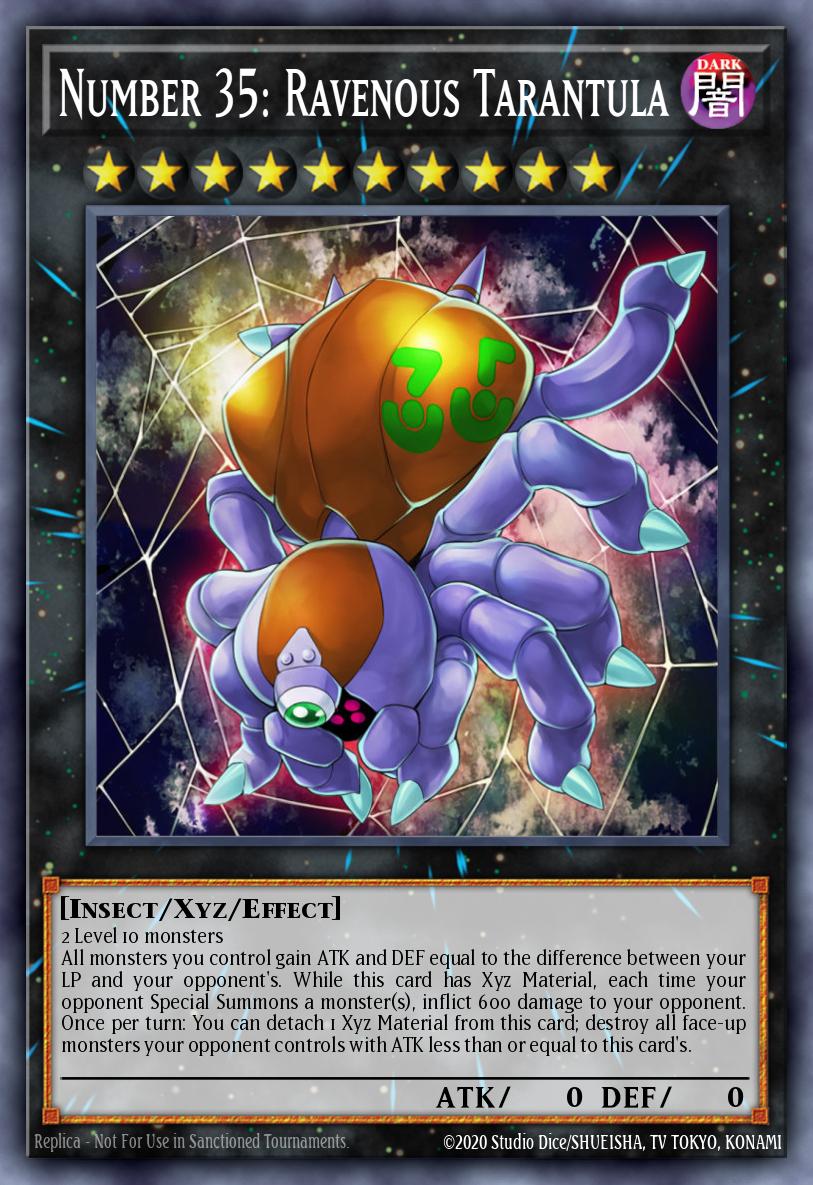Número 35: Tarântula Voraz — Premium Gold: Infinite Gold EN009