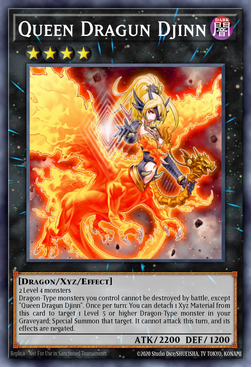 Queen Dragun Djinn — Galactic Overlord Sneak Peek Participation Card EN049