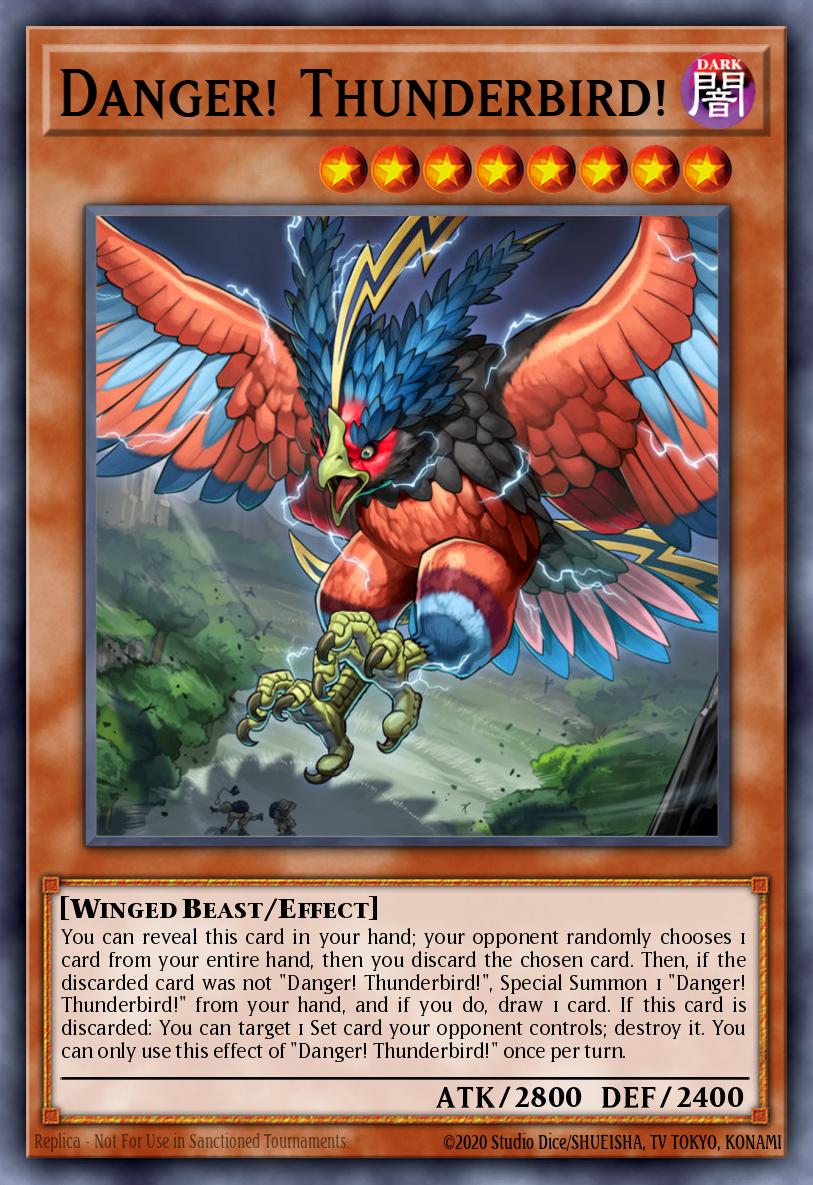 Perigo! Pássaro-trovão! — Structure Deck: Dark World EN019