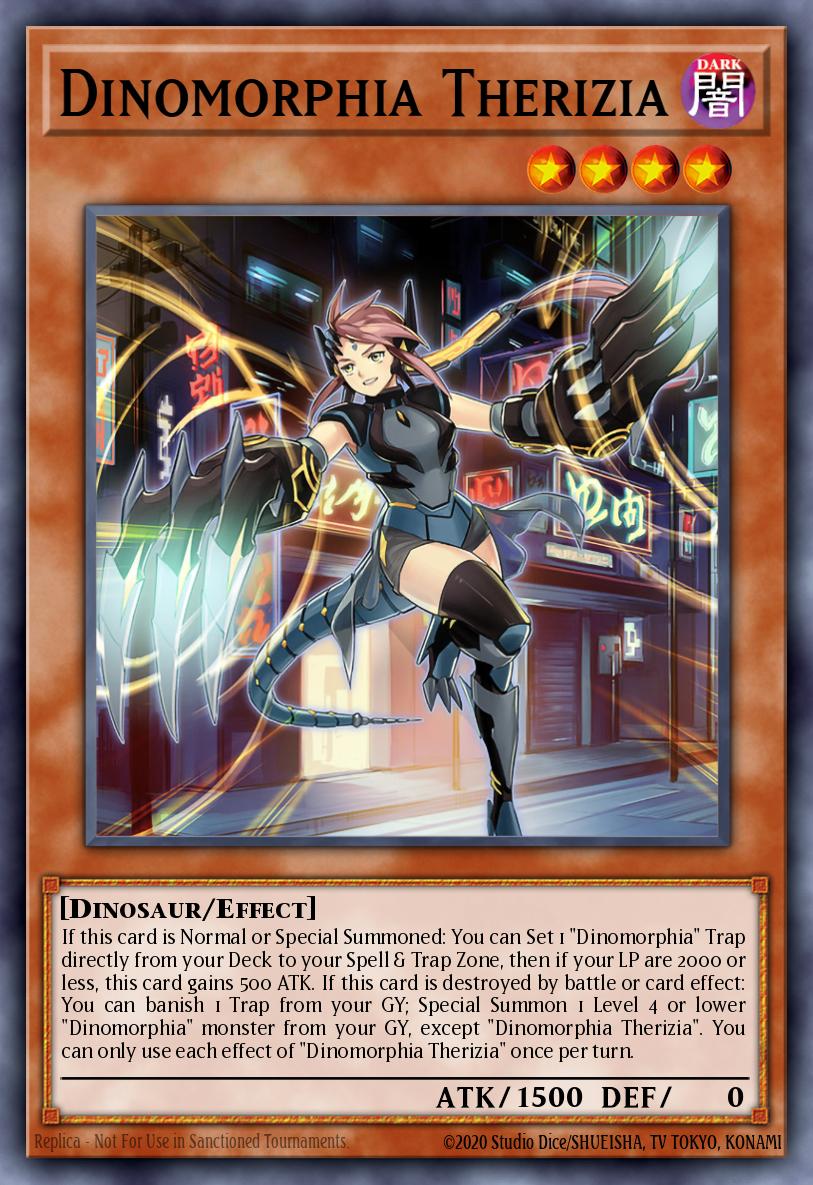 Dinomorfia Therizia — Battle of Chaos EN009