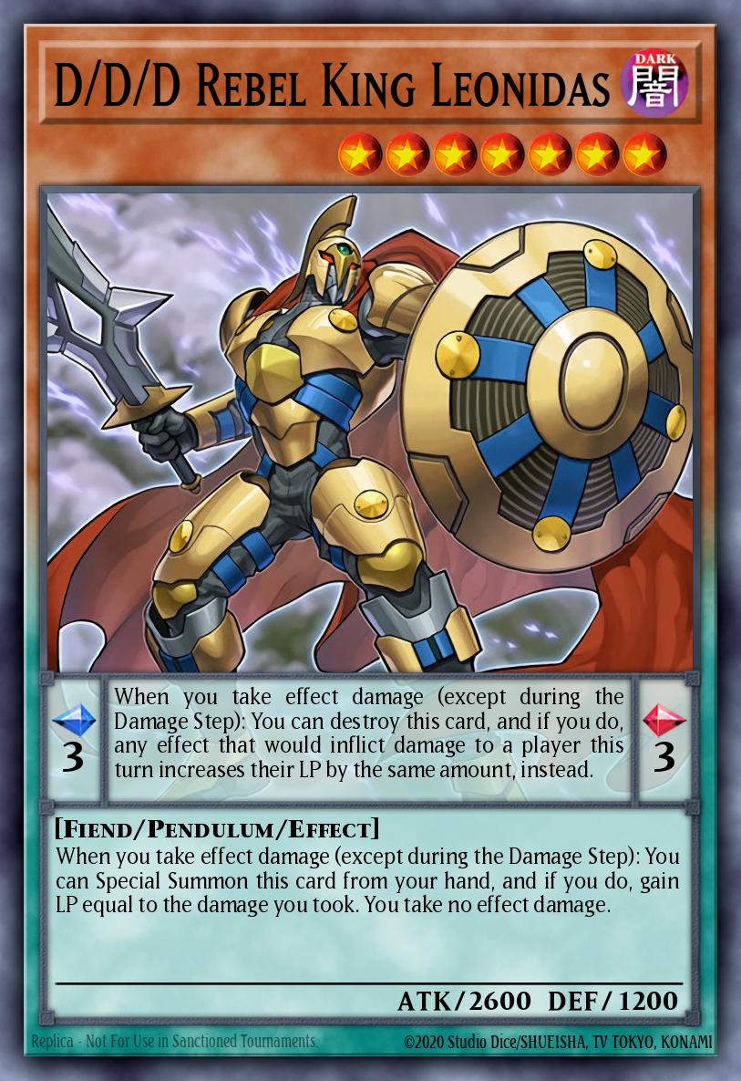 D/D/D Rei Rebelde Leonidas — 2016 Mega-Tin Mega Pack EN173