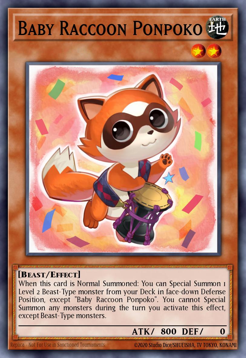 Bebê Guaxinim Ponpoko — 2014 Mega-Tin Mega Pack EN136