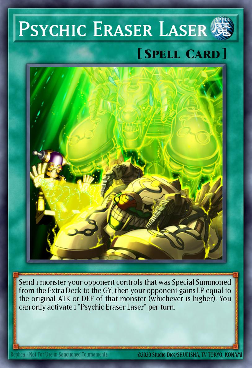 Laser Apagador Psíquico — Blazing Vortex Premiere! promotional card EN089