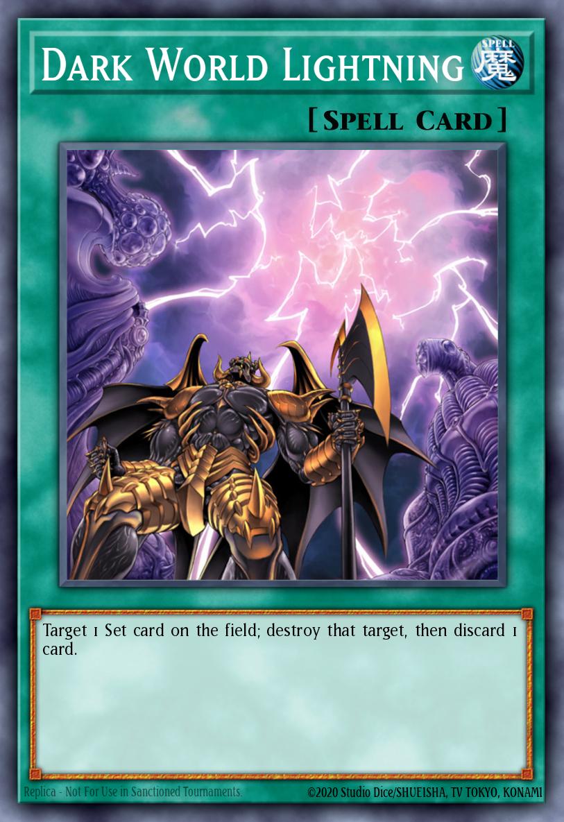 Relâmpago do Mundo Negro — Structure Deck: Dark World EN030