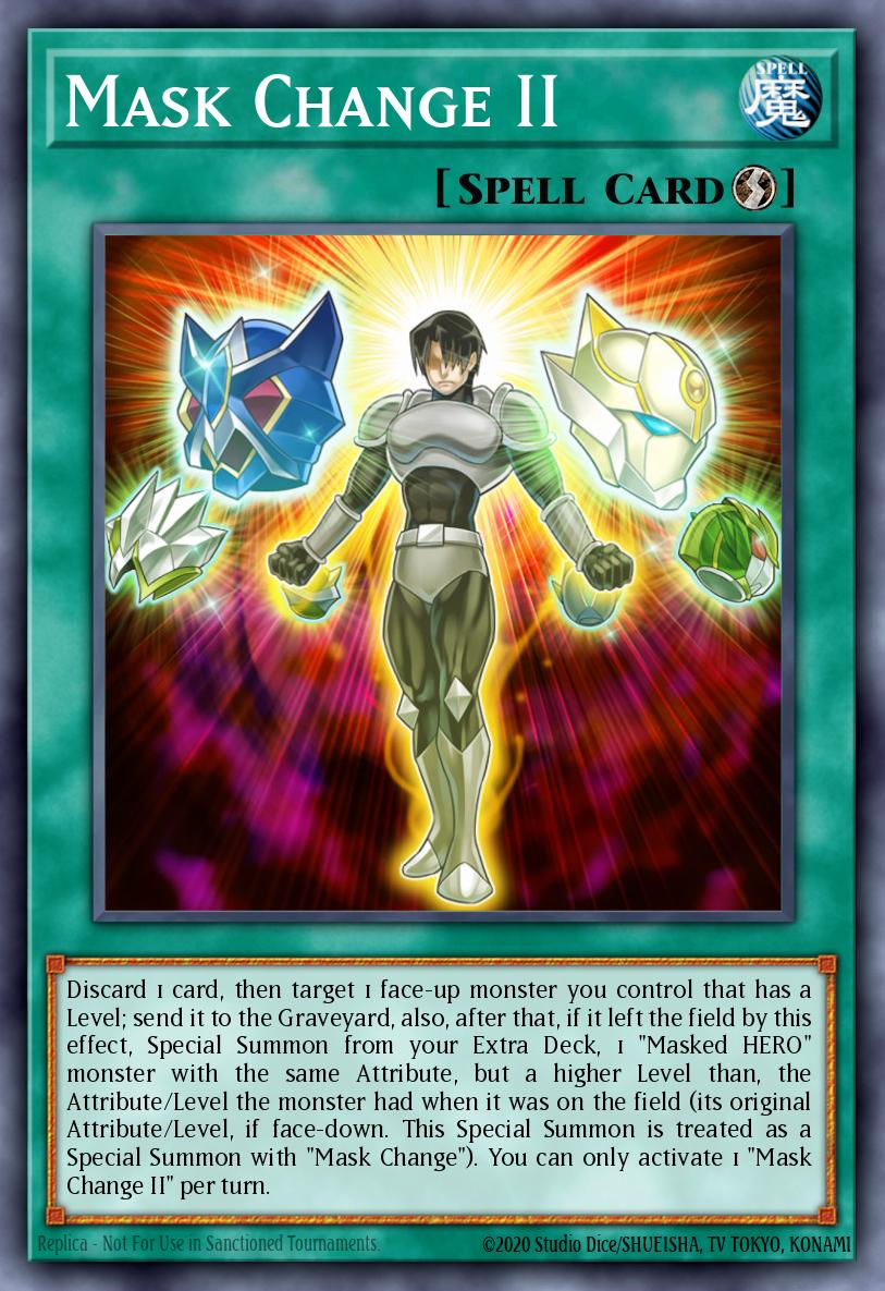 Mudar a Máscara II — HERO Strike Structure Deck EN019