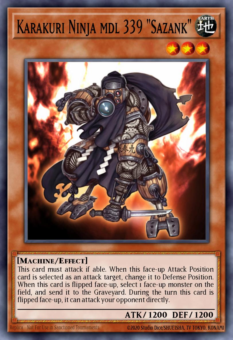 Karakuri Ninja mdl 339 "Sazank" — Starstrike Blast Sneak Peek Participation Card EN022