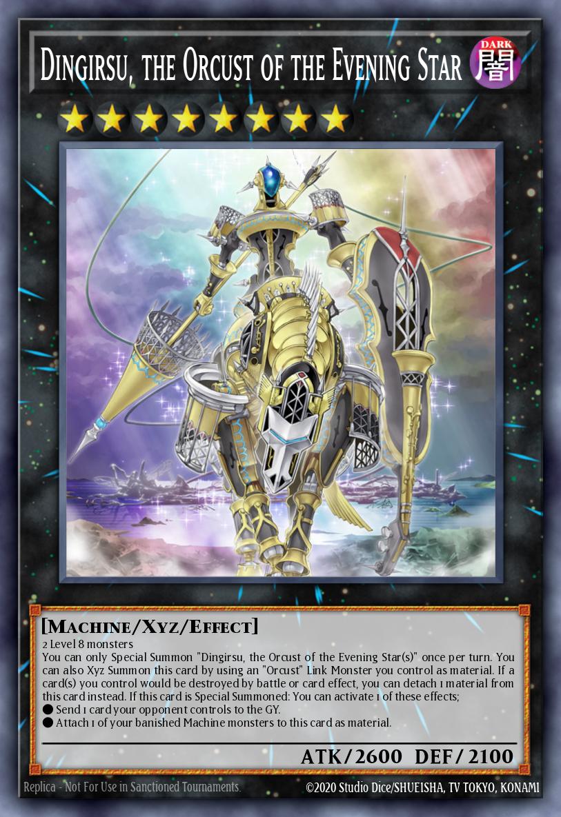 Dingirsu, o Orcust da Estrela da Noite — Duel Overload EN084