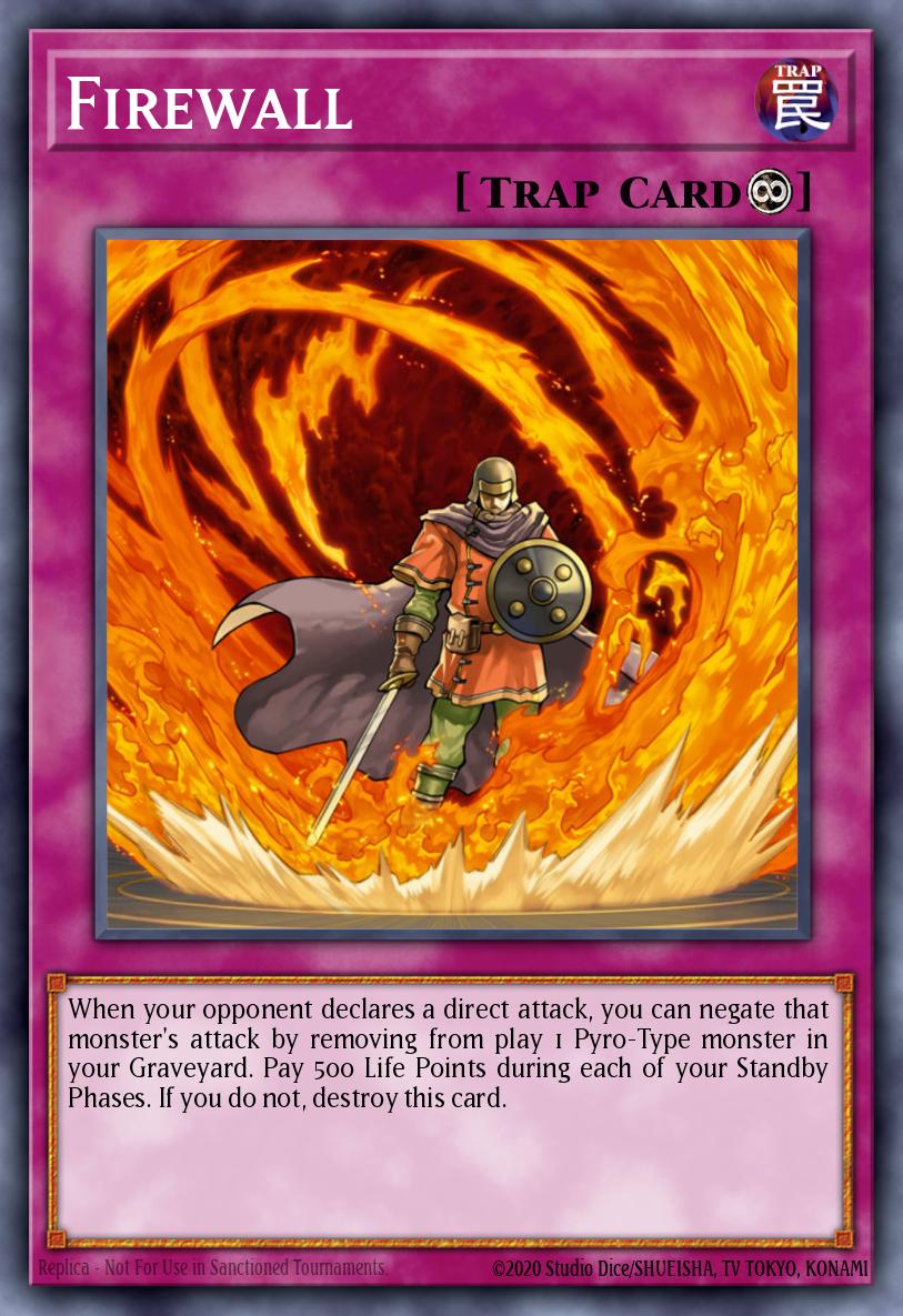Barreira de Fogo — Speed Duel GX: Duel Academy Box ENH19