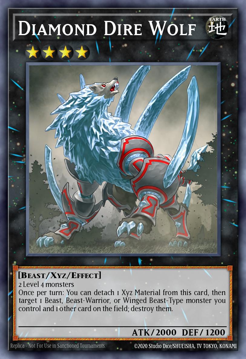 Lobo Voraz de Diamante — Structure Deck: Fire Kings EN042